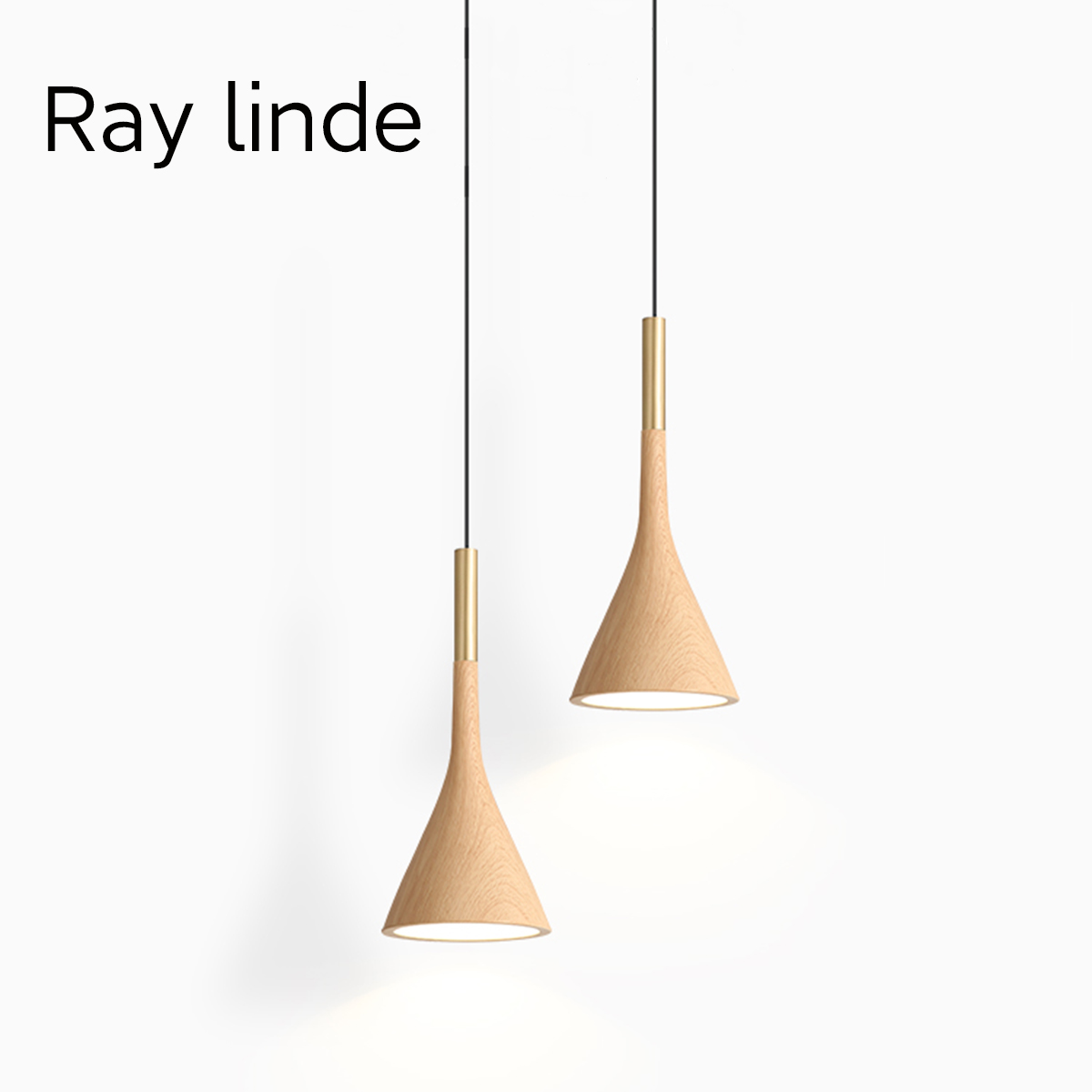 北欧简约床头灯房间卧室小吊灯创意复古原木纹奶油风餐厅吧台吊灯