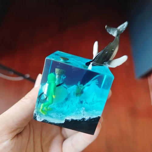 Сувенирные украшения Встреча с китом, грудное молоко, пуповина Лануго, юбилейный сувенир, оригинальный дизайн, клей, украшение из смолы