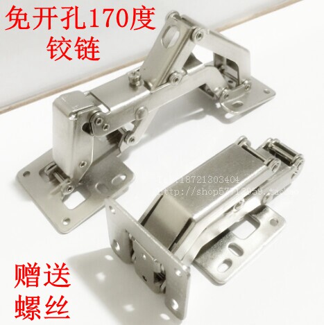MEATON美顿 大角度大型铰链 170度异形铰链 免开孔厚门铰链合页