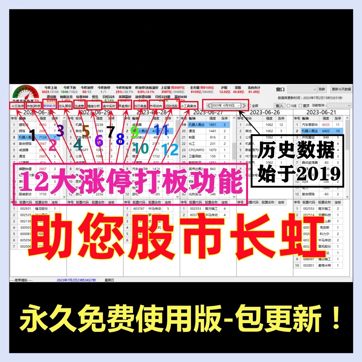 2024复盘打板6.0免费版5.0懒人实用4.93高效实时盯龙头炒股票软件 办公设备/耗材/相关服务 刻录盘个性化服务 原图主图