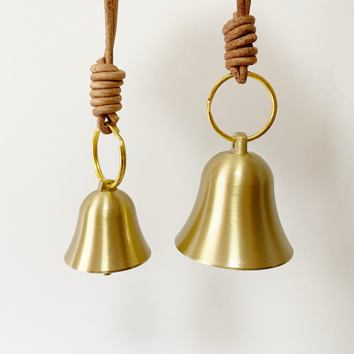 黄铜铃铛挂件铜风铃铛小开门铜铃铛响声大门铃超响门金属风铃挂饰