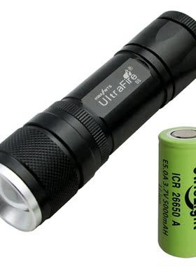 超迷你L2强光手电筒 可用26650便携5档伸缩变焦泛光T6二代手电S5