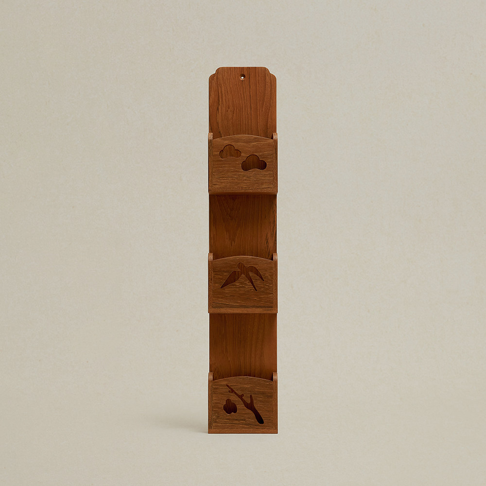 入云屋 隅叙中古孤品复刻款壁挂 松竹梅镂花 勺叉干花实木收纳盒,收纳整理,壁式收纳盒,淘宝优惠券,粉丝福利购,淘宝优惠卷