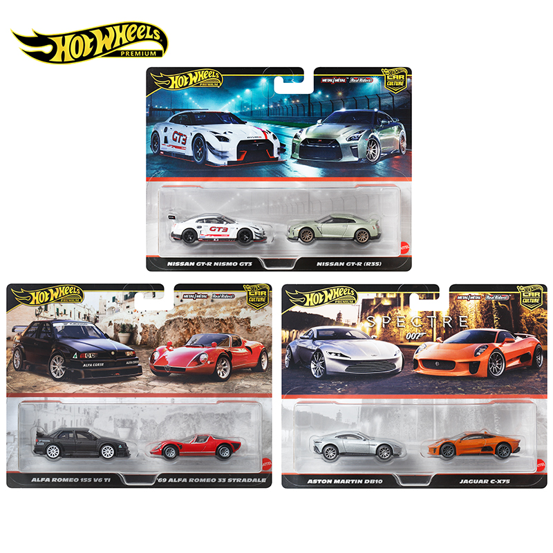 风火轮合金车1/64文化双车套