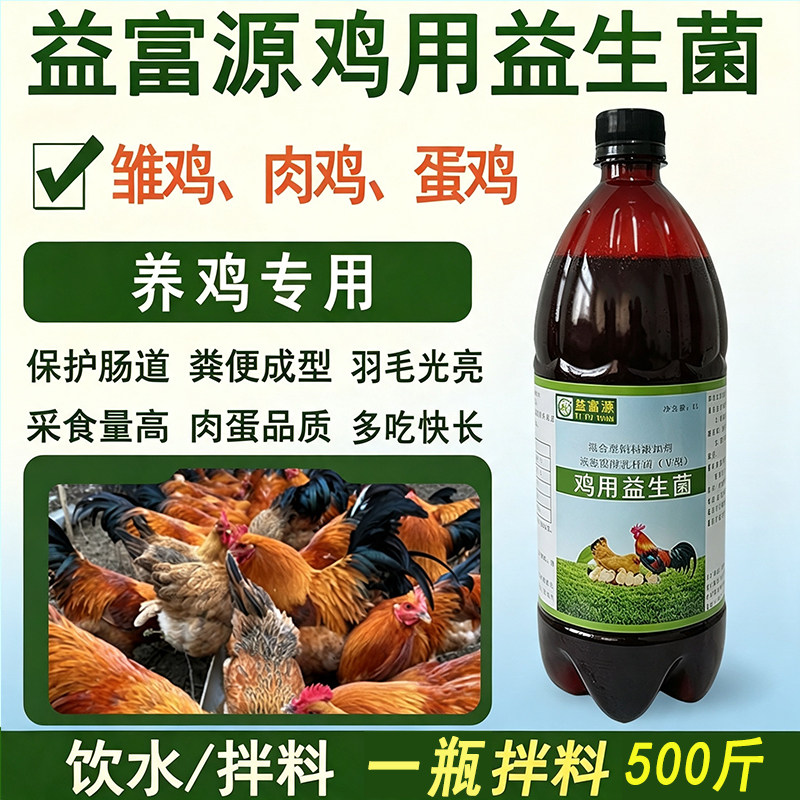 鸡用益生菌助消化吸收好长得快