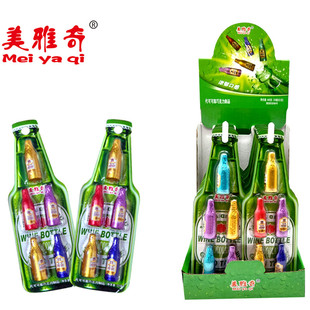啤酒瓶造型巧克力儿童创意巧克力小朋友零食分享超市供货