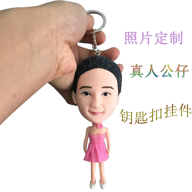 diy定制真人雕塑软陶人偶