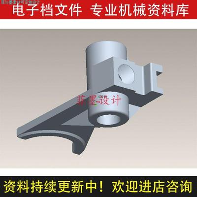 拨叉机械夹具设计UG三维模型铣面工序课程含说明书CAD图纸C20042