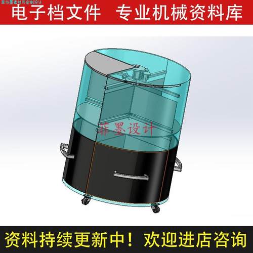 智能垃圾桶带视觉分类机械设计三维模型step格式C21811