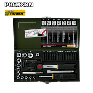 [23070]39件套套装工具组小飞棘轮磁力螺丝批德国PROXXON普洛克森