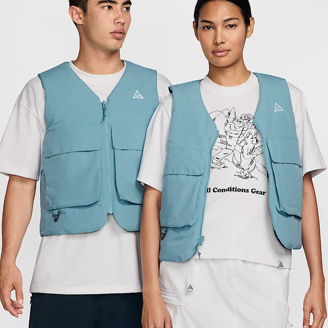 Nike ACG PRIMALOFT耐克男女保暖双面穿P棉马甲背心FV8695-464