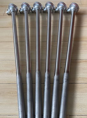 WRNK-1325NM耐磨热电偶K型0-1300℃钴45耐磨头 流化床专用热电偶