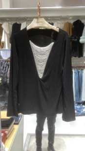 欧货财阀千金流苏领纯欲醋酸T恤2026春季新款时尚聚会战袍上衣潮