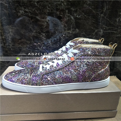 cl欧美高帮时尚休闲风系带情侣鞋