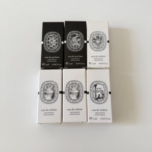 Diptyque蒂普蒂克爵梦肌肤之花感官之水纸上沉静之水 原装小样2ML