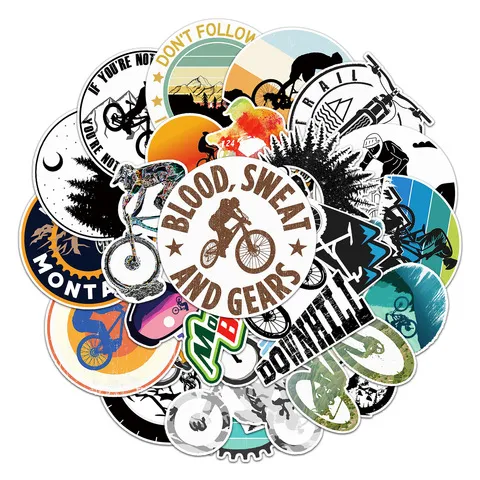 张卡通贴纸滑板车汽车自行车50涂鸦创意装饰行李箱平板电脑