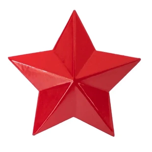 帽章徽章铝制5怀旧红色金属胸章像章五角星烤漆帽徽红角复古