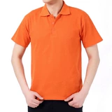 Летняя футболка polo для работы подходит для мужчин и женщин, короткий рукав, делается под заказ