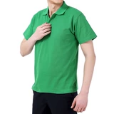 Летняя футболка polo для работы подходит для мужчин и женщин, короткий рукав, делается под заказ