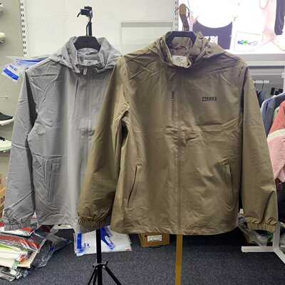 鸿星尔克2024秋季正品运动风衣男