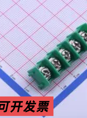 WJ762-7.62-5P 栅栏式接线端子 7.62mm 每排P数:5 排数:1 直针 边