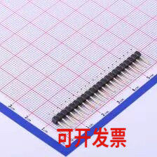 X6511WV-22H-C30D60 排针 2.54mm 1x22P 直插 方针 高镀金 抗氧化