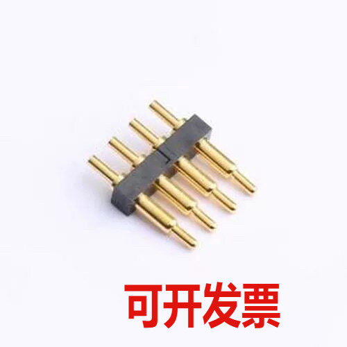 YZ202715118P-04025-01 Pogo Pin弹簧探针连接器 4pin插件弹簧顶
