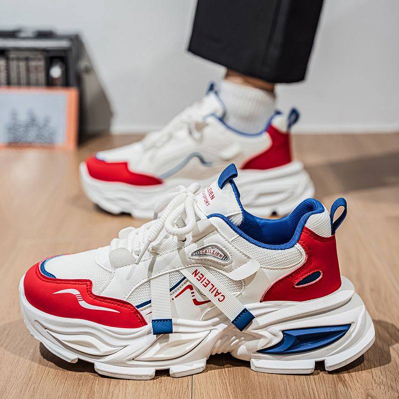 情侣鞋男鞋女鞋春季新款网面透气老爹鞋休闲鞋学生运动鞋大码