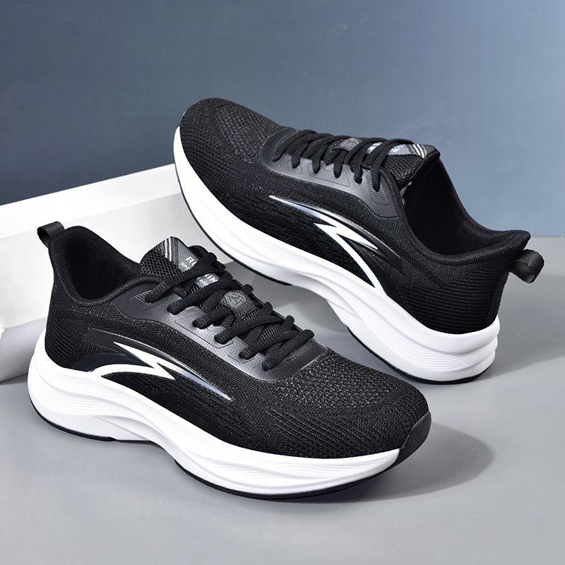 男鞋夏季网面透气时尚休闲鞋女轻便旅游情侣款软底跑步运动鞋