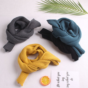 新款儿童柔软针织围脖