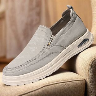 男士休闲2025新款男鞋夏季透气冰丝轻便舒适软底不累脚老北京布鞋