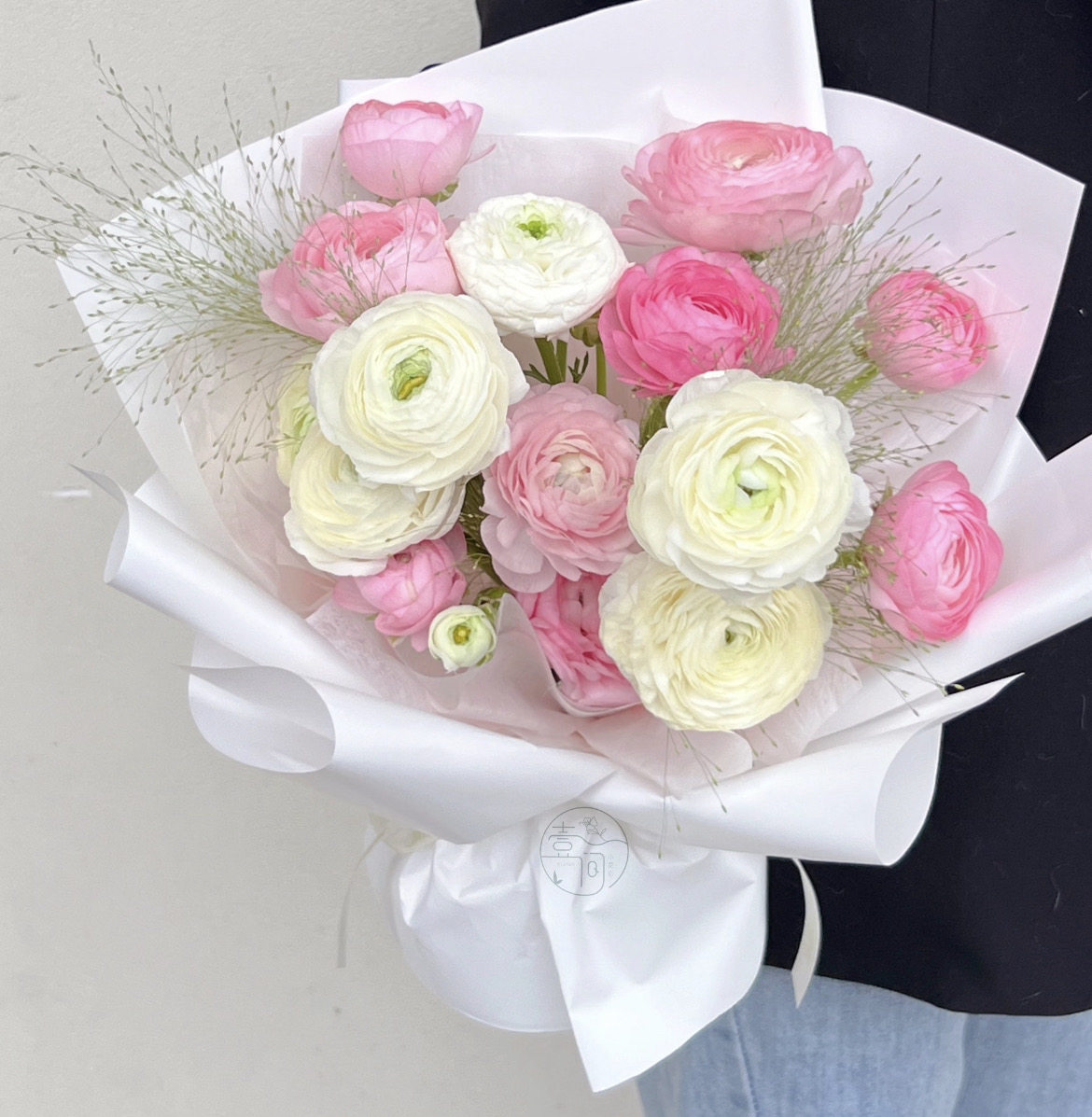 A级洋牡丹「粉色+白色」3扎（0度地区拍保温，冻坏不售后）,鲜花速递/花卉仿真/绿植园艺,花材,淘宝优惠券,粉丝福利购,淘宝优惠卷