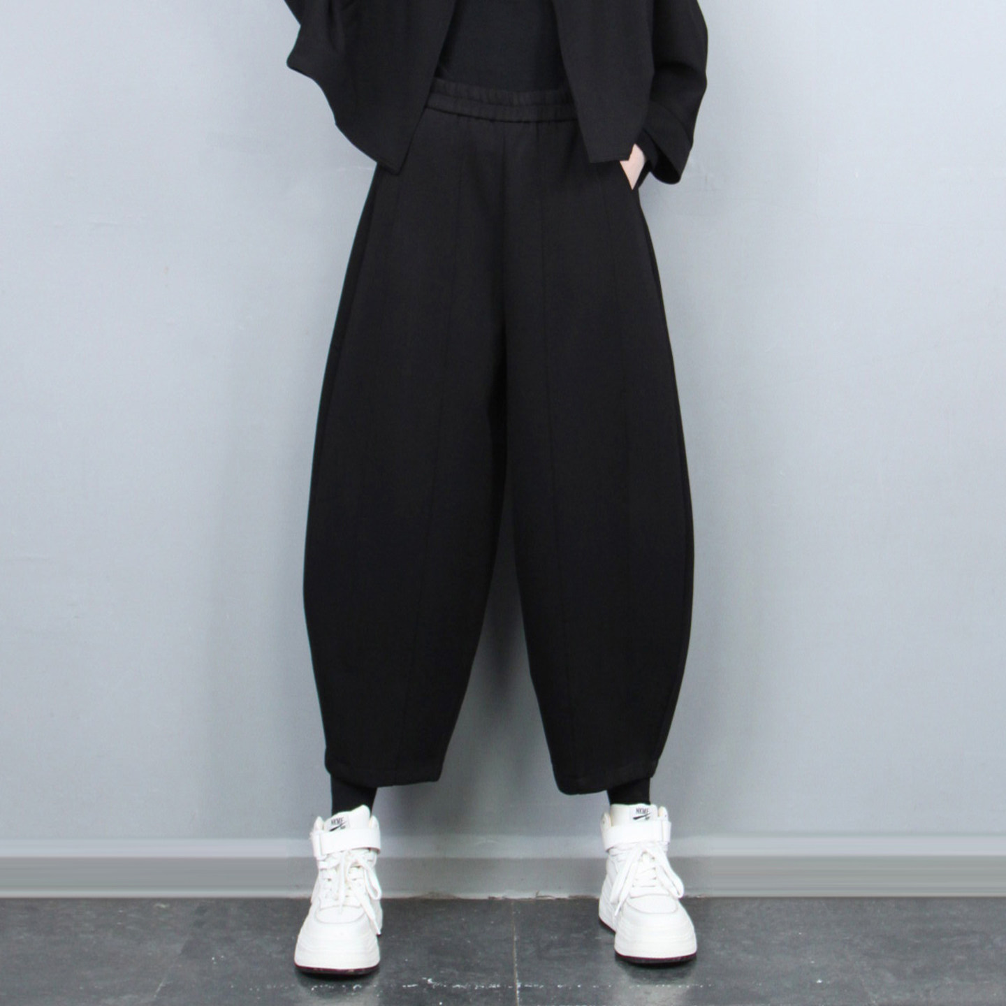 2025年秋冬拼接南瓜裤女九分休闲裤宽松阔腿裤显瘦灯笼裤西瓜裤潮,女装/女士精品,休闲裤,淘宝优惠券,粉丝福利购,淘宝优惠卷