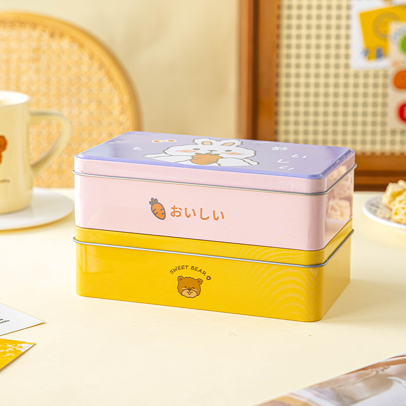 长方形烘焙曲奇糖果马口铁包装盒