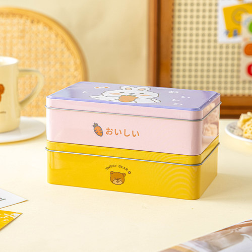 长方形烘焙曲奇糖果马口铁包装盒