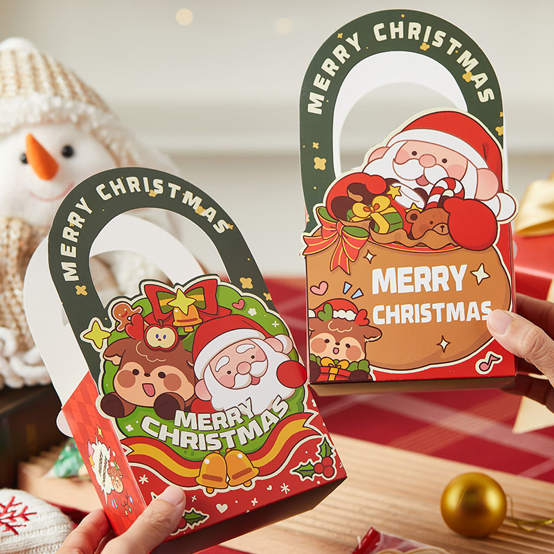 苹果礼品袋平安夜包装