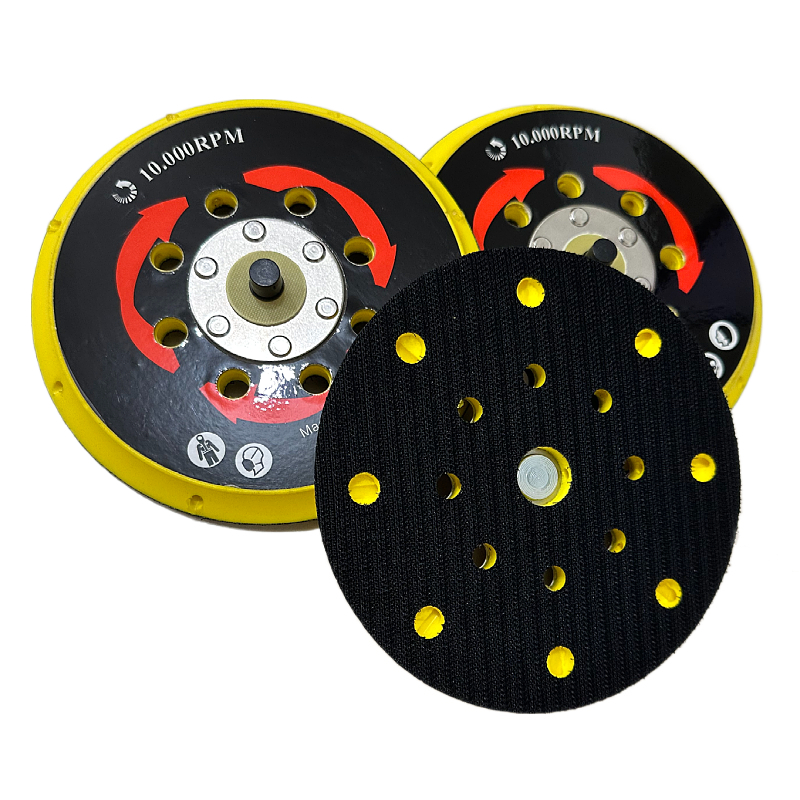 6寸17孔干磨机托盘气动吸盘