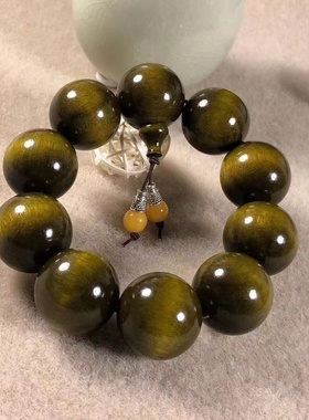 金丝楠阴沉木2.5佛珠手串