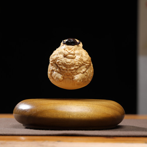 磁悬浮实木雕刻十二生肖