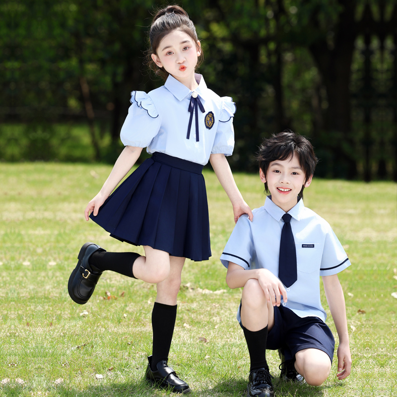 六一儿童演出服幼儿园园服毕业照班服小学生校服朗诵合唱表演服装