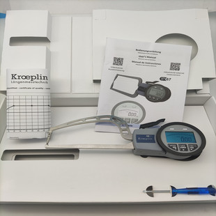 德国卡规 高精度卡规 德国KROEPLIN管壁测厚规C3R30S 数显外卡规