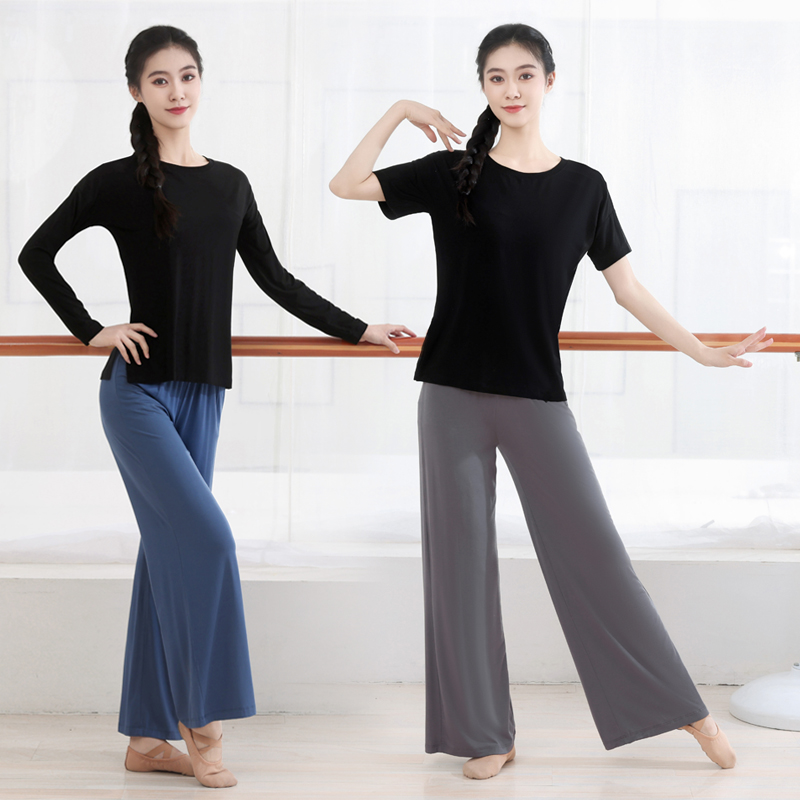 宽松舒适垂顺舞蹈服套装女