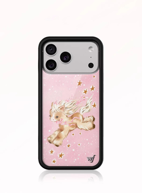 顶版wf马年手机壳适用苹果17promax星梦小马iPhone16/15/14/13/12Pro防摔保护套波点野花可爱小众明星同款