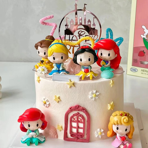 儿童小公主生日蛋糕装饰插件