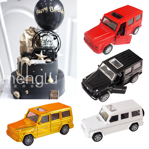 父亲老爸生日快乐烘焙汽车蛋糕