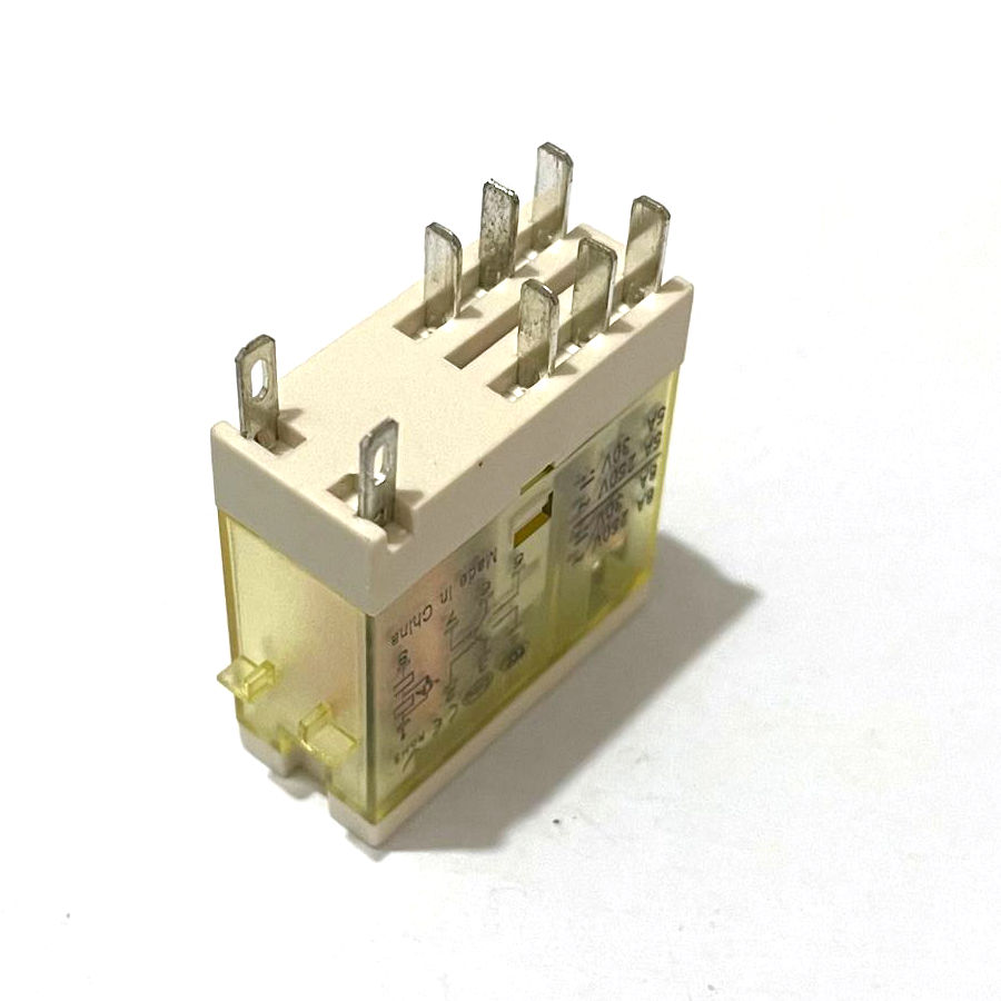 原装 8脚5A小型电磁中间继电器AC220V DC24V 二开二闭 小体积薄款