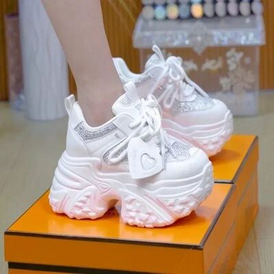 Dad Shoes Women's 2025 Spring and Autumn New Sponge Cake Spo