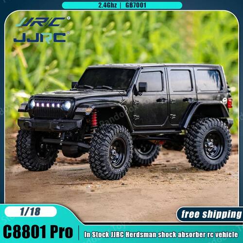 New JJRC C8801Pro 1/18 RC Car C8801 Wrangler Off-road Climbi
