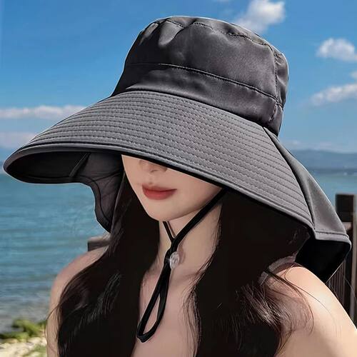 New summer ponytail hat with large brim sun visor women's ne