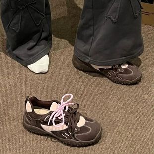 Women Flat Sports Shoes 2025 Autumn New Round Toe Soft Sole